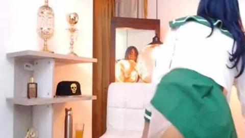 tasty TS Solo jerking off
