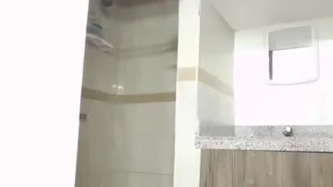 Columbian jerk off In Shower