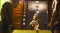 shemale Walk In On these Two Hunks