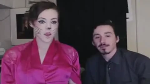 pretty ladyboy Halloween fun