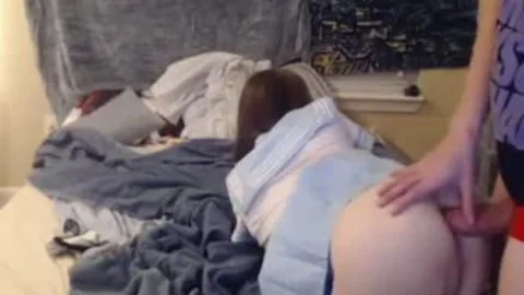 Super cute couple masturbating