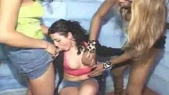 two ladyboy Vs One angel