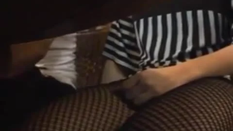 Japanese Ladyboy Cums Hard In Restaurant