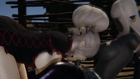 Futa - RWBY - darksome Elf X Salem - 3D Porn