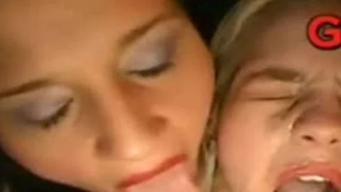 Bukkake gangbang fuckfest