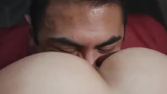 large Butted ladyboy Beauty Foxxy Sucks Plumbers penis