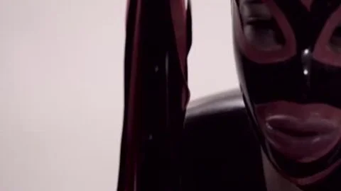 wicked ebon tgirl In Latex