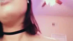Natural tits MILF shemale likes small dick