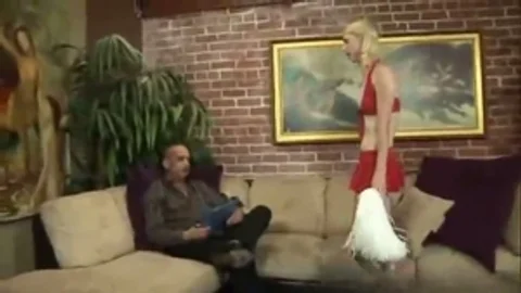 Bald man receives boneed By Cheerleader tranny!