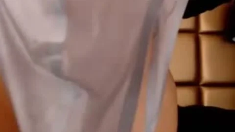 long Mint sperm On Her Pantiesp