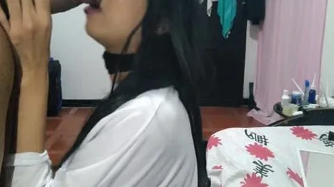 Sissy hooker gets banged By large guy, Short Footjob And Facial At The End