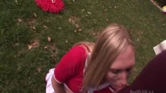 tranny Cheerleader Lucia Mathews fucked Hard