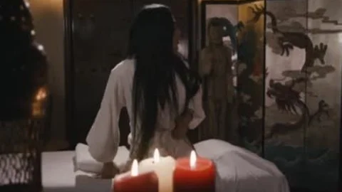 darksome Masseur throats And booty bonks His breasty shemale Client