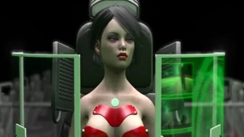 Earth Orbit - A Sex journey. Sex In Space Station! 3d Dickgirl Plays With A yummy 