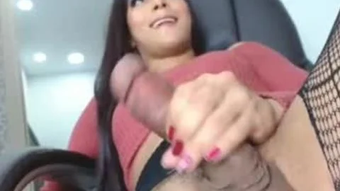 tranny With large Smile And Bigger penis