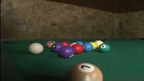 crazy pokeing On The Pool Table