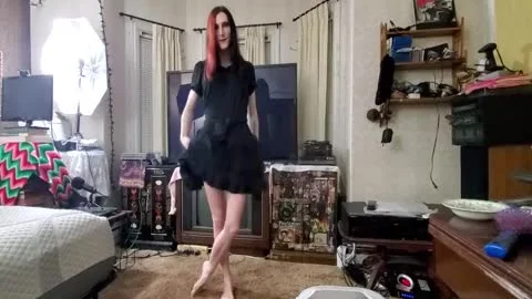Trans girl pokes, Frots, And Plays With spooge POV