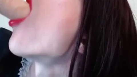 pretty Trap Trans Whips Her rod Out