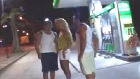 blond shemale With Two boyz