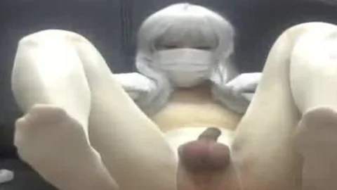 Chinese Crossdresser Cosplayer Trap Mechine ass pounded