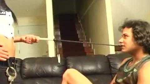 Uniformed sheboy acquires Face sperm Blasted