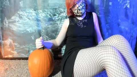 Worst Halloween special Ever: Trans girl bangs A Pumpkin