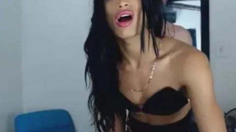 tranny poked By Boyfriends large subrigid penis