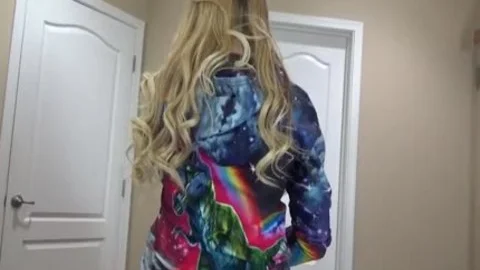 cam beauty Pegging A Trans Crossdresser During Pride Week With Rainbow penis