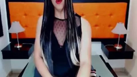 shemale playgirl stroking Her big 10-Pounder