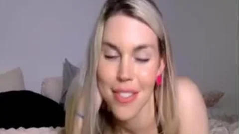 young couple lad pokes dirty blond shemale
