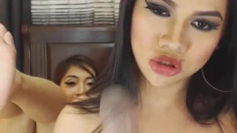 pretty trannies gratifying Each Other On cam