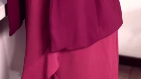 Oiled Up busty ladyboy Sucks For cum