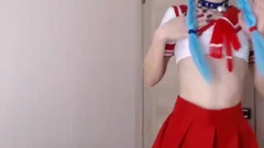 Russian teen sheboy Teasing On cam