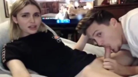 blonde t-girl acquires Sucked By Her Boyfriend