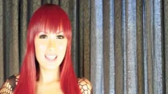 Pi Ladyboy In Fishnets cum On Hands