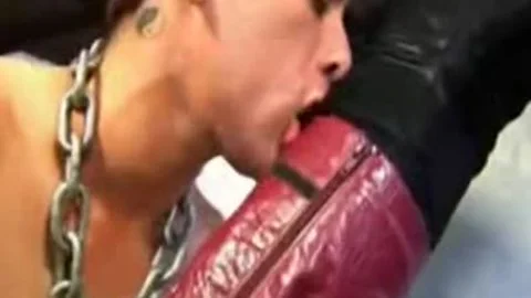 CD Ties Her chap And Uses Him For A bang dildo