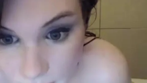 sweet legal age teenager Having A bathroom