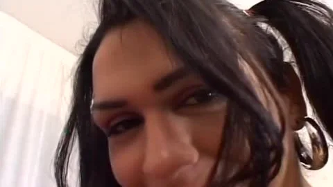 ladyboy Pumps Up cock For A poke