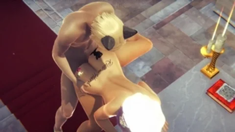 Yaoi Femboy - Denki In Wedding costume Jerks Off And receives boned In Church