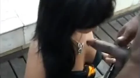 dark Haired Trans-woman Two On One