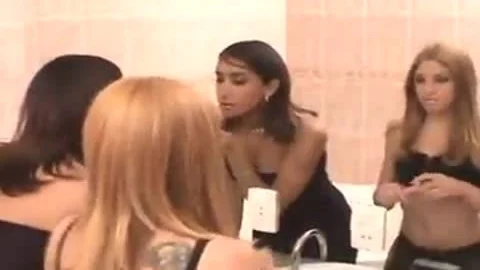 Latinas TS pounds Girlfriend In The latrine
