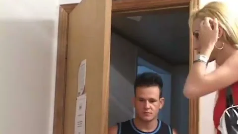 blonde shemale butt hole donged