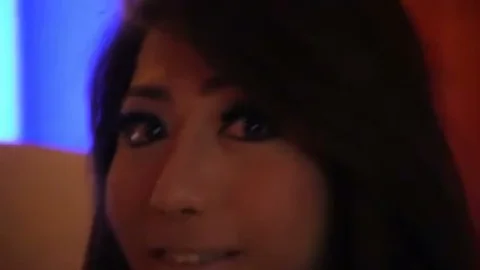 Lingered Ladyboy Plays With Rubber pussy