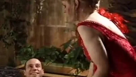 blond tgirl acquires drilled On The daybed