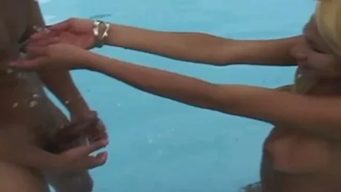Poolside pound With A naughty lady-boyawesome!