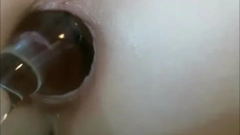 MILF t-girl fucking Herself In The butthole