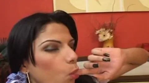 Thellos t-girl Got Plugged deep And Hard In A trio  By Digiwhore