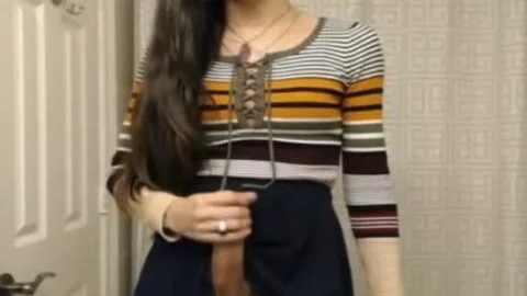 Shegirl Jerking bushy gigantic cock Online