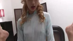 oriental hooker Lets Him Play With Her pussy