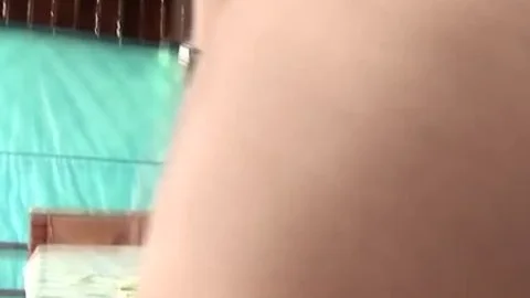 big a-hole lady-man In Bikini Jerks Off Her Shecock